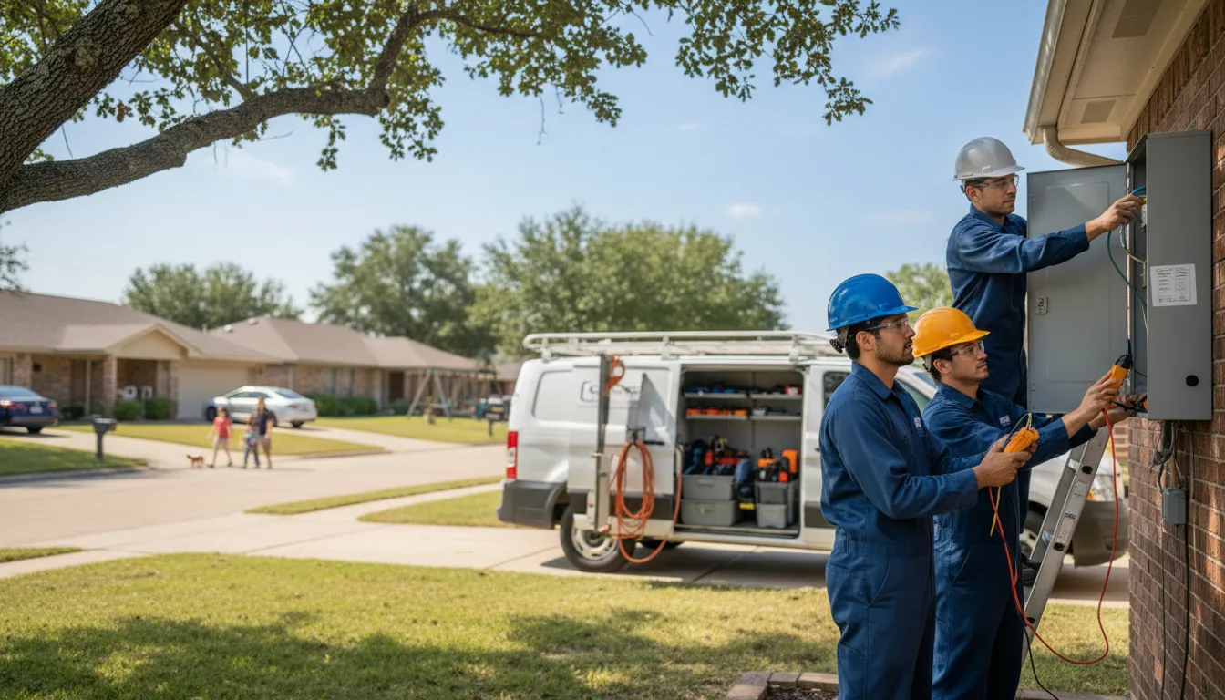 Certified electrician providing emergency electrical services in Hamer, ID